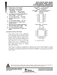 Datasheet LM239DR manufacturer TI