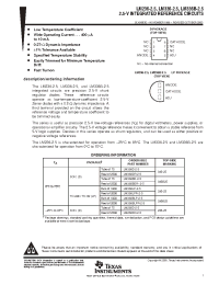 Datasheet LM336BLP-2-5 manufacturer TI