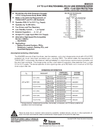 Datasheet MAX3223CDWR manufacturer TI