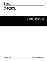 Datasheet PCI2050BPDV manufacturer TI