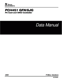 Datasheet PCI4451GFN manufacturer TI
