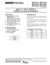 Datasheet REF3240AIDBVR manufacturer TI