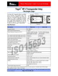 Datasheet RI-I02-112A manufacturer TI