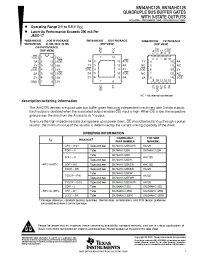 Datasheet SN54AHC125 manufacturer TI
