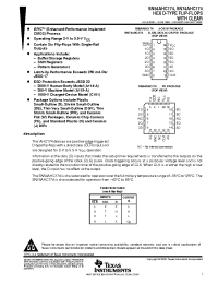 Datasheet SN54AHC174FK manufacturer TI