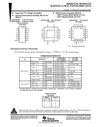 Datasheet SN54AHCT00W manufacturer TI