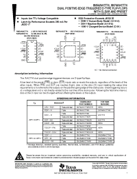 Datasheet SN54AHCT74FK manufacturer TI