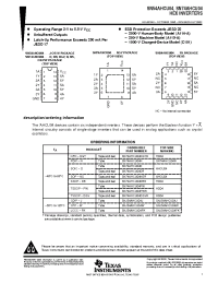 Datasheet SN54AHCU04FK manufacturer TI