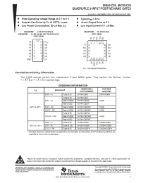 Datasheet SN54HC00 manufacturer TI