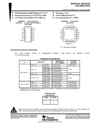 Datasheet SN54HC04FK manufacturer TI