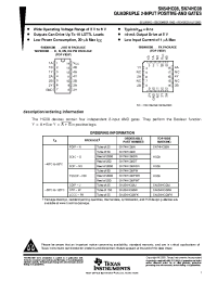 Datasheet SN54HC08FK manufacturer TI