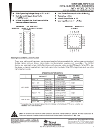 Datasheet SN54HC244 manufacturer TI