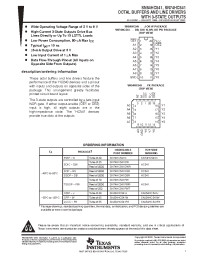 Datasheet SN54HC541J manufacturer TI