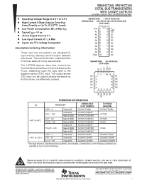 Datasheet SN54HCT245W manufacturer TI