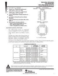 Datasheet SN54LV05AFK manufacturer TI