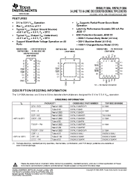 Datasheet SN54LV138AFK manufacturer TI