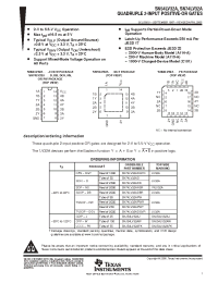 Datasheet SN54LV32AW manufacturer TI