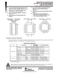 Datasheet SN54LVTH244A manufacturer TI