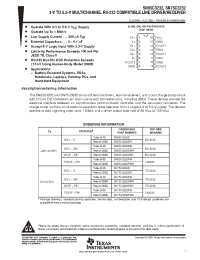 Datasheet SN65C3232 manufacturer TI