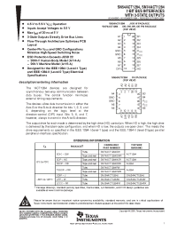 Datasheet SN74ACT1284DBLE manufacturer TI