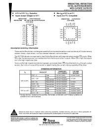 Datasheet SN74ACT244DBLE manufacturer TI