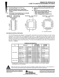 Datasheet SN74AHC138D manufacturer TI