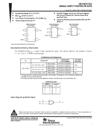 Datasheet SN74AHC1G32DBV manufacturer TI