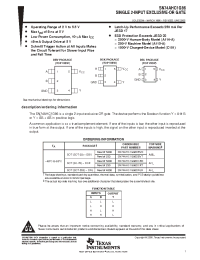 Datasheet SN74AHC1G86 manufacturer TI