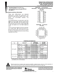 Datasheet SN74AHC240DBR manufacturer TI