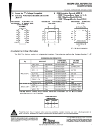 Datasheet SN74AHCT04D manufacturer TI