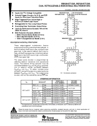 Datasheet SN74AHCT123AD manufacturer TI