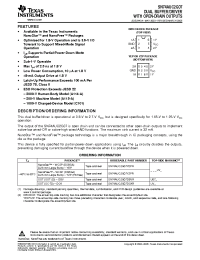 Datasheet SN74AUC2G07DBVR manufacturer TI
