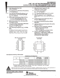 Datasheet SN74CB3Q3257 manufacturer TI