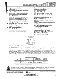 Datasheet SN74CB3Q3306A manufacturer TI
