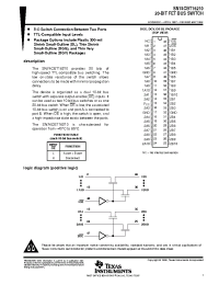 Datasheet SN74CBT16210 manufacturer TI