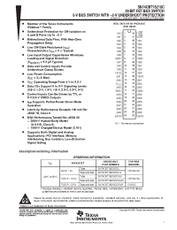 Datasheet SN74CBT16210CDL manufacturer TI