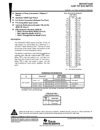 Datasheet SN74CBT16245DGGR manufacturer TI