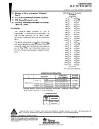 Datasheet SN74CBT16861DGGR manufacturer TI