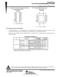 Datasheet SN74CBT3251 manufacturer TI