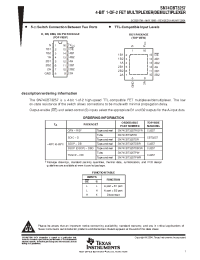 Datasheet SN74CBT3257 manufacturer TI