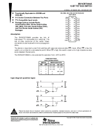 Datasheet SN74CBT3384A manufacturer TI