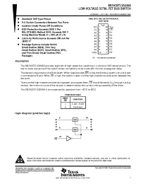 Datasheet SN74CBTLV3245A manufacturer TI