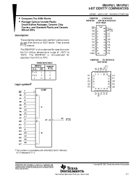 Datasheet SN74F521NSR manufacturer TI
