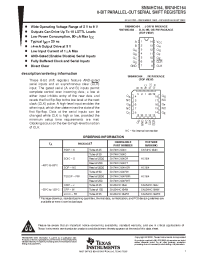 Datasheet SN74HC164D manufacturer TI