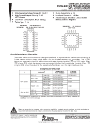 Datasheet SN74HC241DWR manufacturer TI