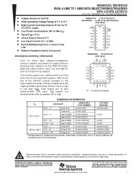 Datasheet SN74HC253DR manufacturer TI