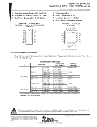 Datasheet SN74HCT00PWR manufacturer TI
