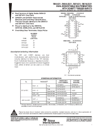 Datasheet SN74LS221DBRE4 manufacturer TI
