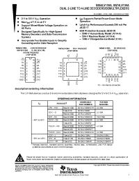 Datasheet SN74LV139ADBRE4 manufacturer TI