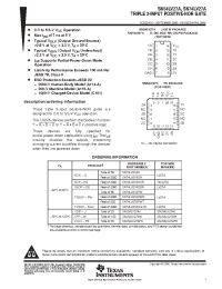 Datasheet SN74LV27AD manufacturer TI